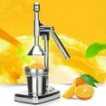 thumbnail image 6 of Shoreew Manual Citrus Juicer Heavy Duty Stainless Steel Lemon Lime Press for Kitchen Bar Efficient Pulp-Free Juice Extractor, 6 of 7