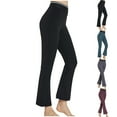 thumbnail image 4 of Aloohaidyvio Flare Leggings for Women High Waisted Flared Leggings for Women Bootcut Casual Workout Yoga Pants,US Size S-XL, 4 of 4