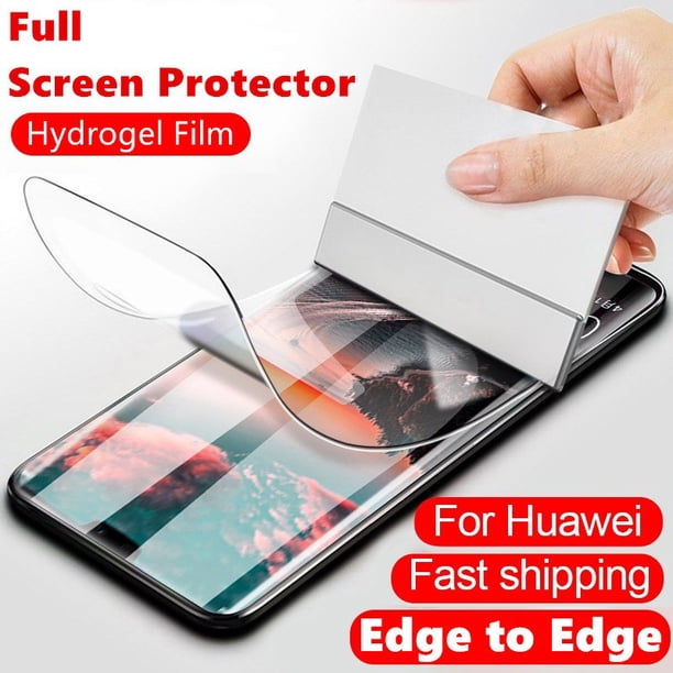 Película Protectora De Hidrogel Para Huawei Mate 20 40 50 P20 P30 P50 Pocket P40 Pro Plus P40 NOVA 4E 5T 8i 9 10 7i SE Y9 Prime Y90 Y9s Protector De Pantalla No Vidrio Templado Gao Jiahui unisex