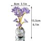 thumbnail image 2 of Qfkris Estatuilla de cristal con forma de rosa de cristal morado, estatua coleccionable, decoración del hogar, boda, día de la madre, centro de mesa, día de San Valentín, despedida de soltera, 2 of 5
