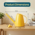 thumbnail image 5 of Plastic 1.8-liter Watering Can with Detachable Spout and Sprinkler Head for Easy Handling, Yellow, 5 of 6