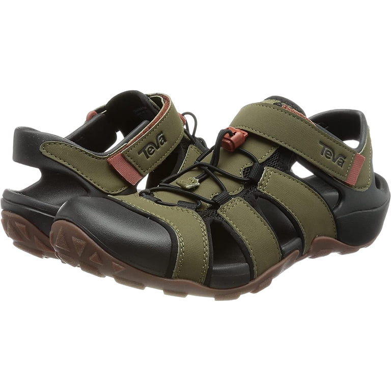 Teva Mens Flintwood Sandal 12 Dark Olive - Walmart.com display picture 2