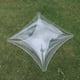 thumbnail image 3 of Almohada inflable transparente de PVC con forma de bolsa de aire creativa, soporte para pistola, almohada plegable portátil, 3 of 5