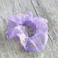 thumbnail image 1 of Hair Elastic Scrunchy Soft Hair Scrunchies Large Intestine Hair Rope Elastic Hair Bands Scrunchy Hair Scrunchies Hair Scrunchies Elastic Soft Gauze Daisy Pattern Large Intestine, 1 of 1