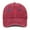 Deep Red, variant on Polo Style Baseball Cap Vintage Adjustable Dad Hats Soft Crown Large Size Cap (White)