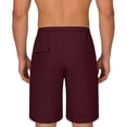 thumbnail image 5 of KyCheLot Mens Swim Trunks Board Shorts Basic Solid Color Elastic Waist Quick Dry Straigh Leg Summer Beach Short, 5 of 7