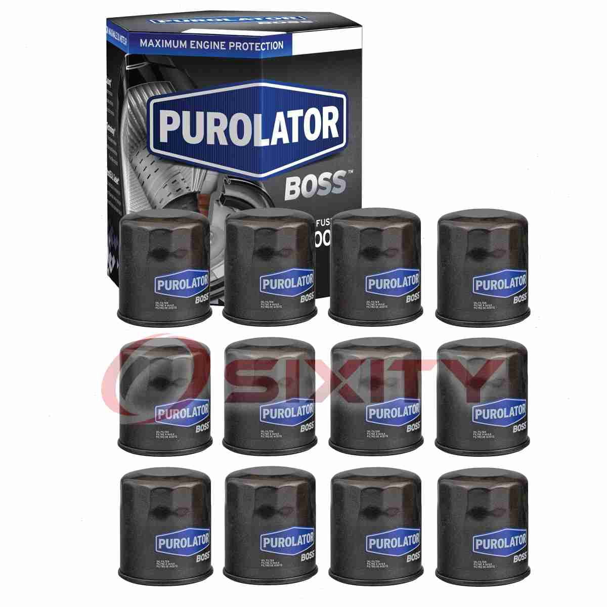 12 pc Purolator BOSS PBL14615 Engine Oil Filters for Oil Change Lubricant Filters Fits select: 2001-2023 SUBARU FORESTER, 2008-2023 SUBARU OUTBACK