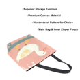 thumbnail image 3 of Large Canvas Bag 13.5x5.1x15 Inch Canvas Bag Shopping Canvas Bag Suitable For Outing Shopping Travel Out Of Large Capacity Storage Cute Skateboard Duck, 3 of 9