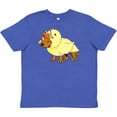 thumbnail image 3 of Inktastic Easter Duck Triceratops Youth T-Shirt, 3 of 5