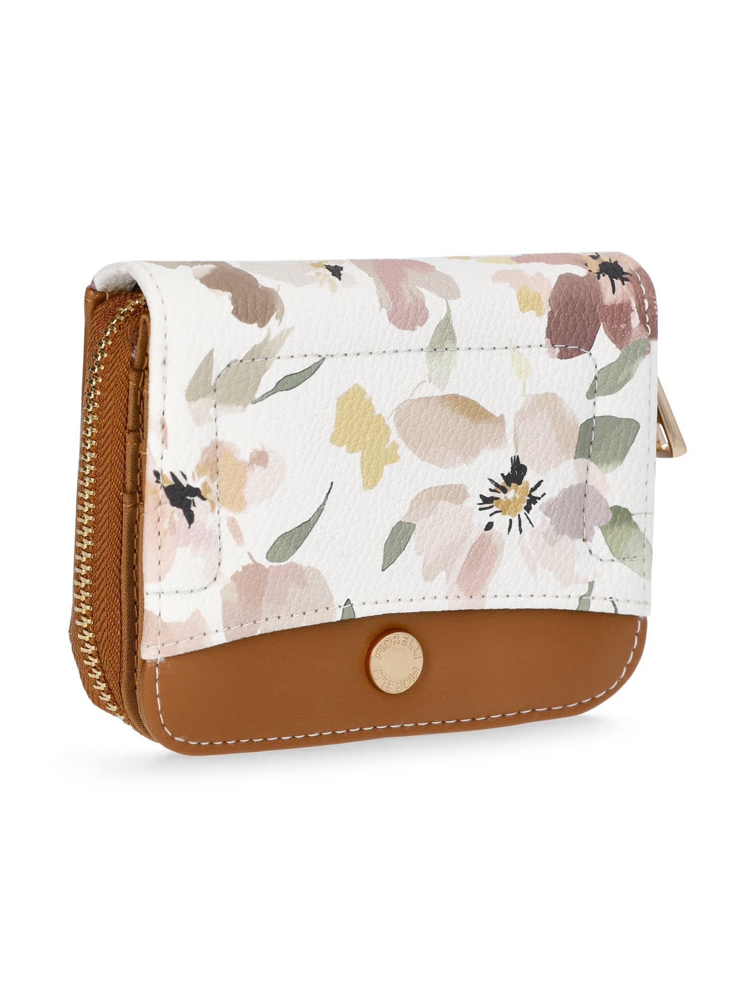 Fiorelli Women's Faux Leather Elizabeth Zip Around Wallet, Floral