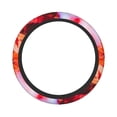 thumbnail image 2 of Kll Car Steering Wheel Cover, Universal 15 Inch, Soft Elastic And Comfortable,Car Accessories Decorations-Autumn Maple Leaves, 2 of 7