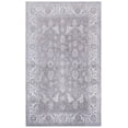 thumbnail image 2 of SAFAVIEH Arizona Chadwick Floral Machine Washable Area Rug, Gray/Ivory, 4' x 6', 2 of 14
