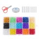 thumbnail image 1 of Glass Beads, Mixed Colors Small Beads Assorted Opaque Colors Lustered Loose Spacer Beads, Hole 1mm for Jewelry Making, DIY Crafting cristal 3mm 7500pcs perfecl perlas de tubo de fabricación de joyas, 1 of 8
