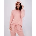thumbnail image 2 of Real Essentials 4 Piece: Women's Long Sleeve Pullover Hoodie Henley Sweatshirt & Jogger Set- Athletic Lounge Sweatsuit, 2 of 7