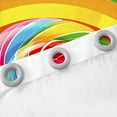 thumbnail image 3 of Erosebridal 3D Lollipop Curtains Pack of 2 (42x63), Rainbow Swirl Spiral 30%-50% Black Out Curtains, Geometric Decor, 3 of 5