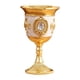 thumbnail image 1 of Elegante copa de aleación de zinc, taza decorativa europea para bar en casa, mesa o fiestas. Oro blanco, 1 of 9