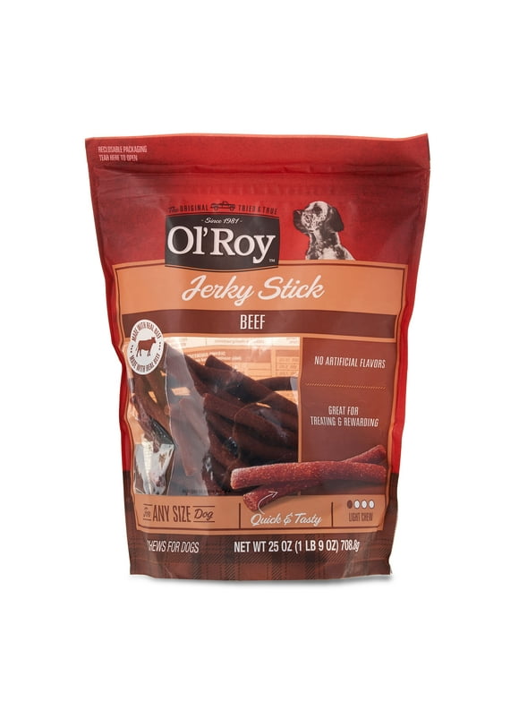 Ol' Roy Jerky Sticks, Beef, 25 oz
