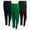 Black White/Green White/Navy White, variant on Southpole Boys Jogger Pants - 3 Pack Breathable Tricot Track Pants Joggers for Boys (Sizes: 8-20)