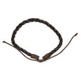 thumbnail image 2 of Craft County Natural Dyed Leather Bracelets – Multiple Colors – Double Pack, Flat Braid, or Round – Adjustable - Accessories, 2 of 3