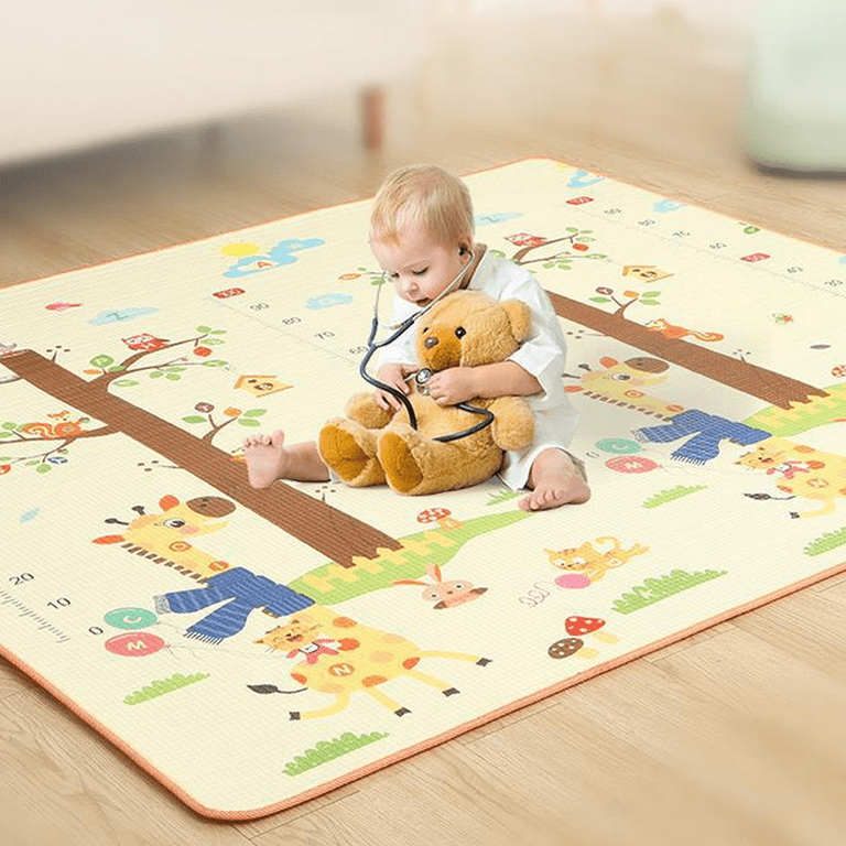 Portable Extra Large Foldable Play Mat, Waterproof Easy to Clean