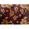 thumbnail image 4 of oneOone Cotton Silk Chocolate Brown Fabric Artistic Flower Fabric For Sewing Printed Craft Fabric By The Yard 42 Inch Wide, 4 of 4