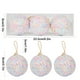 thumbnail image 3 of Adornos navideños, regalos navideños, 3 piezas de adornos navideños, adornos para árboles de 3,14 pulgadas, bombillas navideñas, adornos para adornos de árbol de Navidad, falda de árbol, decoración pa, 3 of 6