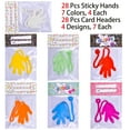 thumbnail image 2 of Joyfy 28 Packs Sticky Hands with Valentines Cards for Kids Party Favors,Sticky Toys Classroom Valentine Exchange Gifts, 2 of 8