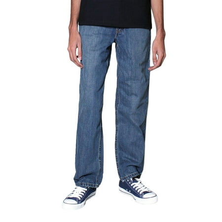 Levis 550 Relaxed Fit Boy's Jeans in Clean Crosshatch (Slim)