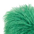 thumbnail image 5 of A&B Home Magnolian Lamb Fur Pillow with Feather Fill - 16" x 16" - Green, 5 of 6