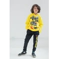 thumbnail image 2 of Transformers Bumblebee Fleece Pullover Hoodie and Pants Outfit Set Toddler to Big Kid, 2 of 5
