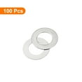 thumbnail image 3 of Uxcell M8 304 Stainless Steel Flat Washers, 8x14x0.2mm Ultra Thin Flat Spacers for Screw Bolt, 100 Pack, 3 of 5