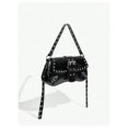 thumbnail image 3 of Bolso de hombro Verdusa Y2K Bolso Rivet Punk Hobo Black Women, 3 of 7