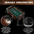 thumbnail image 3 of 58” Richmond Foosball Table Competition Size, Soccer, Accessories Included, Brown/Black by Barrington Billiards, 3 of 10