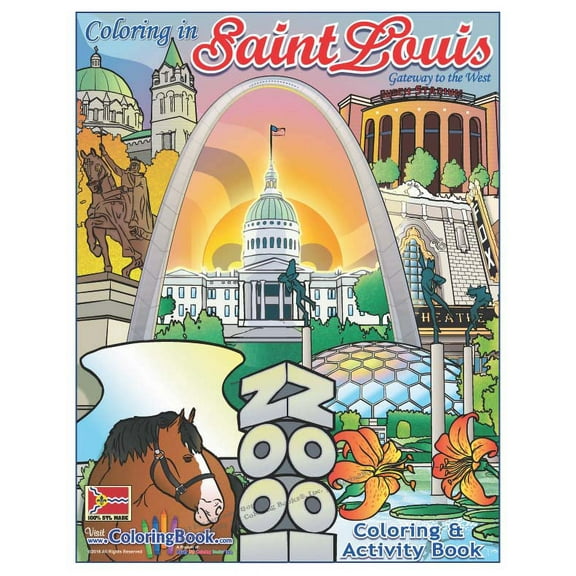 Saint Louis Coloring and Activity Book (8.5"x11")