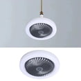 thumbnail image 1 of Ventilador De Techo LED, Giratorio 30 W, 3 Velocidades De Viento, Función De Sincronización De Luz, Luz De 3 Colores, Espectro Completo, Regulable Con Remoto Para Oficina, 1 of 7