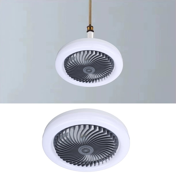 Ventilador De Techo LED, Giratorio 30 W, 3 Velocidades De Viento, Función De Sincronización De Luz, Luz De 3 Colores, Espectro Completo, Regulable Con Remoto Para Oficina