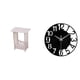 thumbnail image 1 of Mesilla de noche,Mesa auxiliar,mesa de centro,mesa esquinera,mesilla de noche,Reloj de pared grande,Reloj de pared acrílico silencioso y moderno,Reloj de pared grande para, 1 of 8