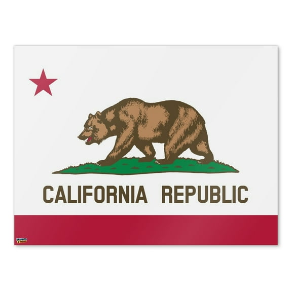 California Republic State Flag Home Business Office Sign
