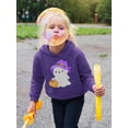 thumbnail image 2 of Fluffy Ghost W Pumpkin Hoodie Toddler -Image by Shutterstock,  4 Toddler, 2 of 4
