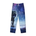 thumbnail image 4 of Balery Men'S Astronauts Start Running Pants,Sleepwear Pants,Pajama Pants,Pj Bottoms Drawstring And Pockets-Medium, 4 of 9