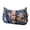 Checkerboard blue, variant on Retro Shoulder Bag Star Pattern Punk Style Underarm Bags Handbag for Women