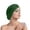 Z45Dark Green, variant on Trendy Pleated Turban Head Wrap for Women, Flexible Beanie Headwear, Perfect for Casual Wear, Chemo Care, Sleep & Fashion Accessory White