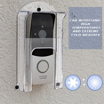 thumbnail image 3 of 2Pcs Transparent Plastic Doorbell Rain Cover Doorbell Waterproof Protector Doorbell for Ring 1/2/3/4/Pro/Pro 2/, 3 of 6