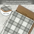 thumbnail image 2 of CounterArt Wired Plaid Premium Boxed Set of Decorative Hardboard Placemats, 2 of 6