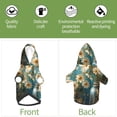 thumbnail image 6 of Honeii Delicate White Daisy Jars Print Small Dog Hoodies Pet Hooded Sweatshirts Fall Winter Puppy Cat Sweaters Warm Clothes for Small Dogs Outfits Costume-Medium, 6 of 7