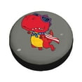 thumbnail image 3 of Easygdp Dinosaur Super Hero Cartoon Automobile Tire Dust Cover, 14-17in Spare Tire Cover Universal Fit for Trailer, Car, Truck, SUV, Jeep - 15 inch, 3 of 9