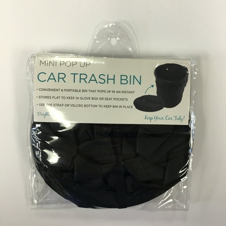 "trash Bin" Pop Up Mini Car Trash Bin
