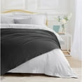 thumbnail image 3 of Tribeca Living Cotton Waffle Weave Garment Washed Oversized Blanket or Throw Twin - Steel Grey, 3 of 5