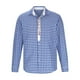 thumbnail image 3 of Blusa y camisa de manga larga con cuello vuelto para hombre, blusa informal de moda con botones y retazos, blusa de manga larga con cuello vuelto, blusa de poliéster para hombre, 3 of 5