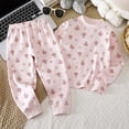 thumbnail image 2 of boobe Baby 2 Piece For Kids Ultra Soft Comfy Wicking Gentle Skin Kids Loungewear Toddler Baby Nightgown Top+Pants 9-12 Months, 2 of 7